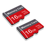 Cartão De Memória Micro Sd U3 V10 80 Mb/s Cinza Vermelho 16