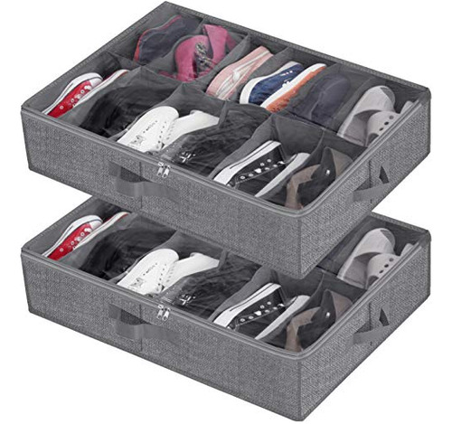 Organizador Para Guardar Zapatos Debajo De La Cama, Cajas Pa