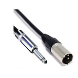 Cable Xlr Macho A Plug 6.3 Desbalanceado 10 Mts Profesional