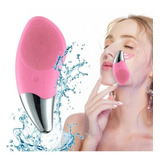 Esponja De Limpeza Facial Elétrica Sonic Brush Rosa