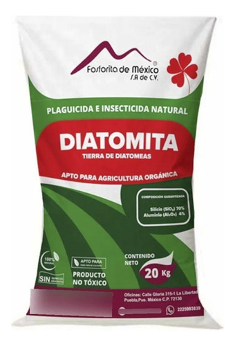 20kg De Tierra De Diatomeas