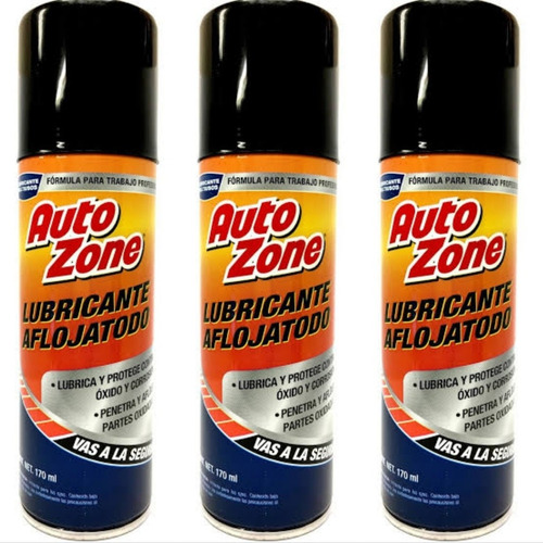 3 Pzas Lubricante Aflojatodo Limpia Lubrica 425ml