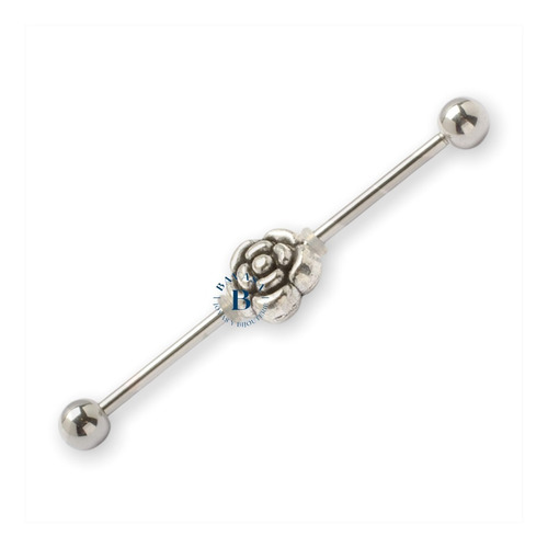 Barra Industrial Piercing Aro Acero Quirúrgico Bavasa Hélix