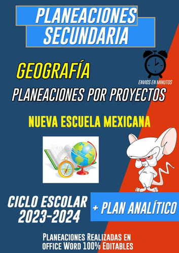 Planeación Geografia Por Proyectos Secundaria