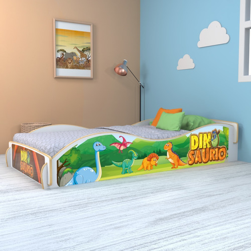 Cama Infantil Dino Dinosaurio Tiranosaurio  Rex   Chicos 