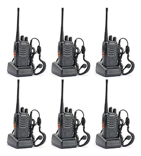 Radio Bidireccional Baofeng Bf-888s (paquete De 6 Radios)