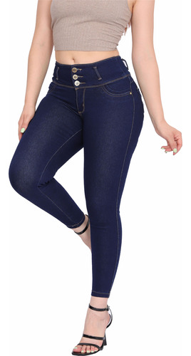 Umarah® Jeans Mujer Mezclilla Stretch Levanta Pompa Lq56