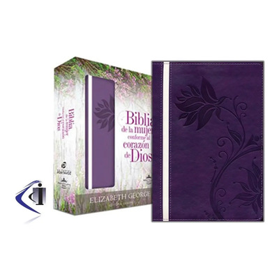 Biblia De Estudio Mujer Conforme Al Corazón De Dios Morada | Envío gratis