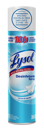 Lysol Desinfectante En Aerosol Crisp Linen 369ml