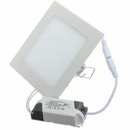 Foco Panel Led 6w Embutido Frio Cuadrado