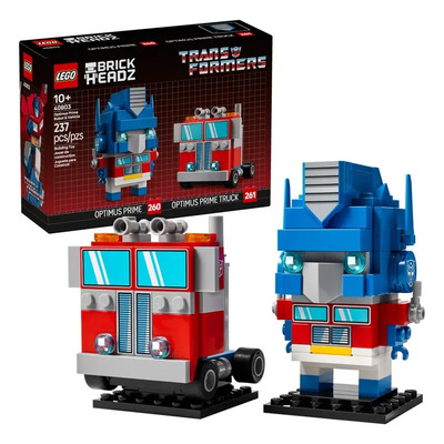 Lego Brickheadz Optimus Prime Robot Y Vehículo 40803 - 237pz Cantidad De Piezas 237 | Envío gratis