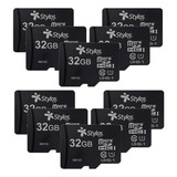 Kit 10 Micro Sd 32gb Stylos Stms323b Sin Adaptador Uhs1