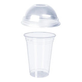 Vaso Transparente Pet 500cc / 16 Oz Reutilizable 50un C/tapa