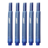 Tinta Lamy Azul T10: Pack 25 Cartuchos (5 Cajitas)