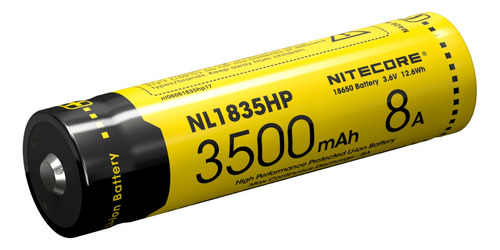 Bateria 18650 Nitecore Nl1835 Hp 3500mah 8a