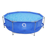 Alberca Piscina Armable Redonda Acero 306x76cm Familiar