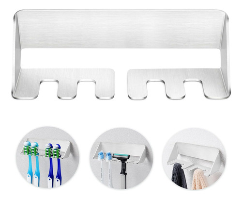 Oukimly Soporte Para Cepillos De Dientes Montado En La Pared