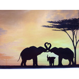 Vinilo Decorativo 60x90cm Elefante Elephant Wild M2