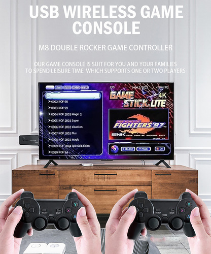 Consola De Juegos Retro Play Control De Juegos Inalámbrico 6
