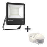 Reflector Led 50w Bellalux Luz Fria + Sensor De Mov Ledvance