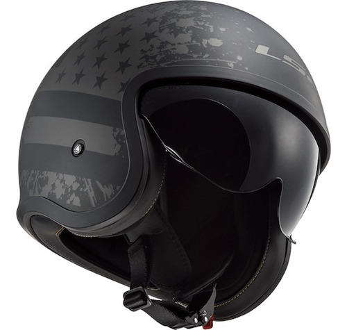      Casco Abierto Ls2 599 Spitfire Black Flag En Cycles