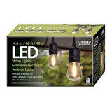 Tira Luces En Serie Led Estilo Vintage Exterior 14.6m 