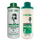 Kit Bonequinha Quiabo Organica 2x1l 