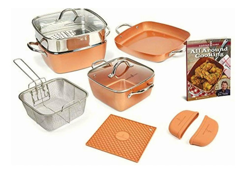 Copper Chef Juego De Utensilios De Cocina Antiadherentes,