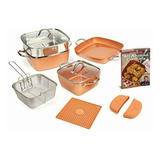 Copper Chef Juego De Utensilios De Cocina Antiadherentes,