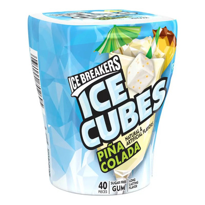 Goma De Mascar Ice Cubes Piña Colada Bote Con 40 Chicles | MercadoLibre