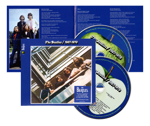 The Beatles 1967 - 1970 Blue Album 2023 Resmastered 2 Cd Versión Del Álbum Estándar