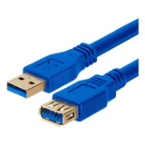 Cable Extension Usb 3.0 Macho Hembra 3 Metros 5gbps 9033