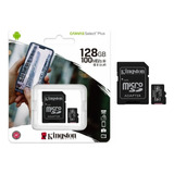 Micro Sd 128gb Kingston Canvas Select Plus