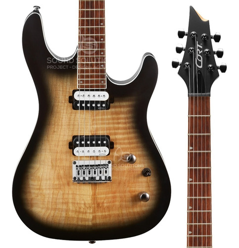 Guitarra Eletrica Cort Kx300 Oprb Open Pore Raw Burst Profis