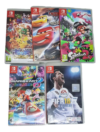  Nintendo Switch  Lote De Juegos Físicos Originales