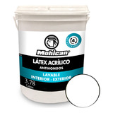 Latex Acrilico Antihongos 1 Galon Blanco Mohican