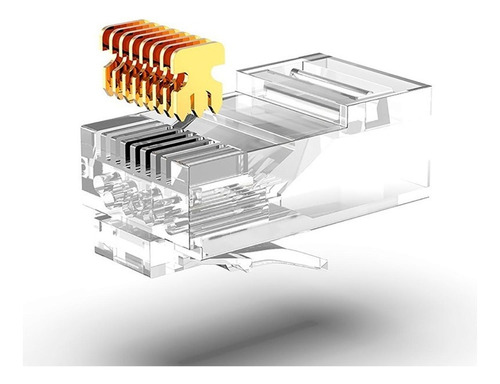 Conectores Red Rj45 Cat5e Bolsa 100und Patch Panel