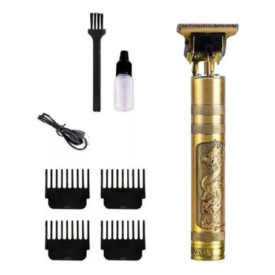 Patillera Vintage Dorada Inalámbrica Recargable Para Barba y Cabello | MercadoLibre