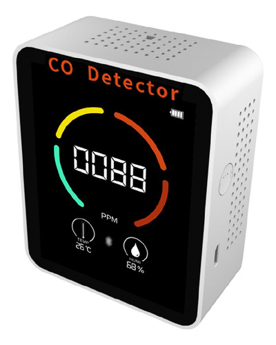 Medidor Calidad Aire Co, Temperature, Humedad.en.c/alarm