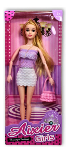 Juguete Muñeca Tipo Barbie Para Niñas 