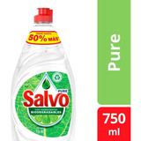 Lavatrastes Líquido Salvo Pure Biodegradable 750ml