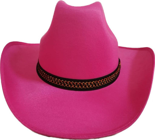 Sombrero Vaquero Texano Rosa Fiusha