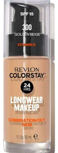 Base Liquida Revlon Colorstay Longwear Makeup Golden Beige 3