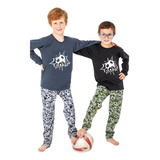 Pijama Nene Manga Larga Futbol Qatar Bianca Secreta 23055