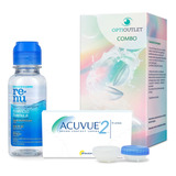 Lentes De Contacto Acuvue 2 6 Pzas 15 Días