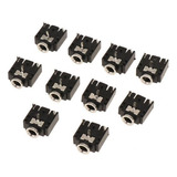 6x Conector De Sonido De Enchufe Estéreo De 10x Interfaz De