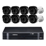 Kit 8 Cameras Segurança Residencial Intelbras Full Hd 1080