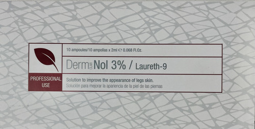 Dermclar-nol 3% Mesoterapia Apariencia De La Piel X 2 Ml