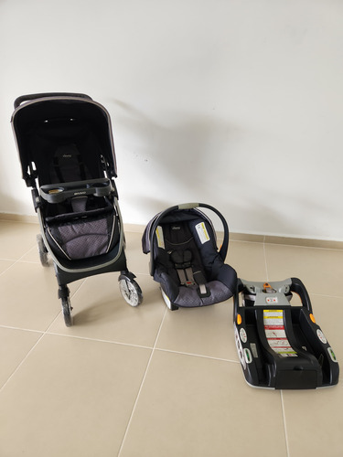 Coche Bebé 3en1 Chicco Bravo Travel System Con Silla De Auto