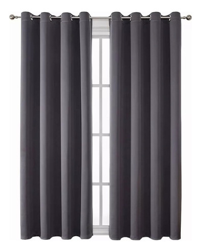 Cortina Blackout Para Ventana 132x213cm, 2pzs